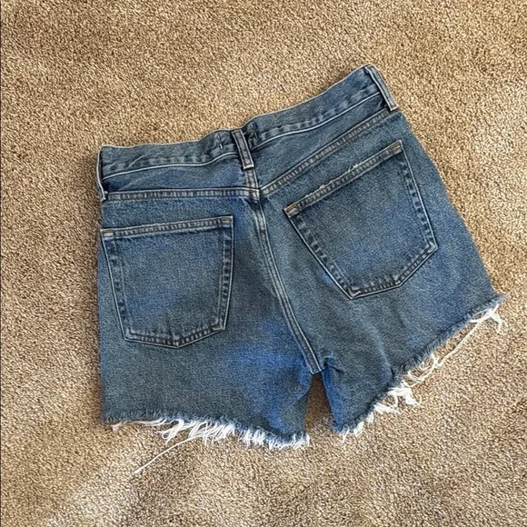 Agolde Parker Long Short in Skywave - Picture 3 of 10